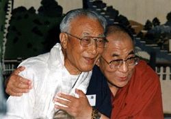 Taktser Rinpoche og Dalai Lama